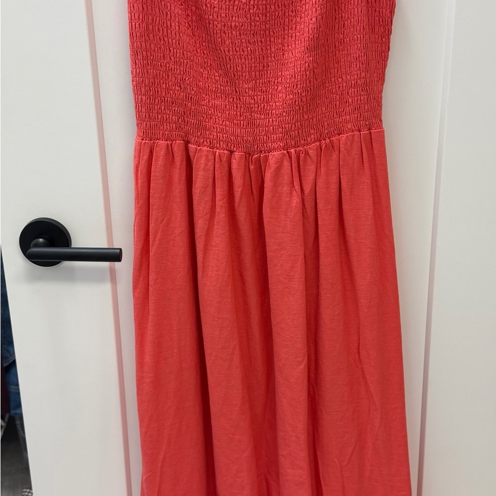 Z Supply Persimmon Smocked Dress